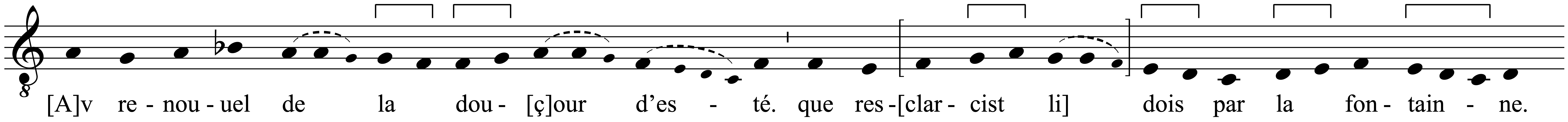 Work musical notation